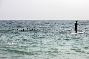 Sea swimming in Persian Gulf