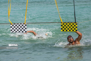 Sea swimming in Persian Gulf