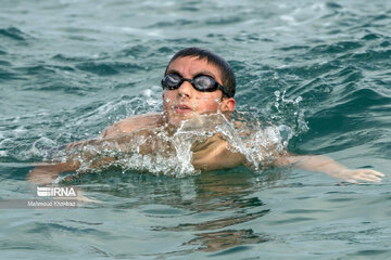 Sea swimming in Persian Gulf