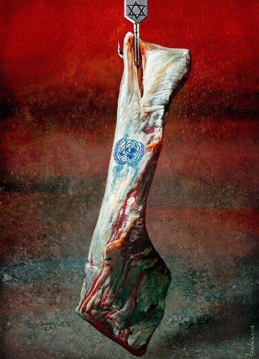 هنر کاریکاتور در افشای جنایات صهیونیستها زبان گشود+ فیلم