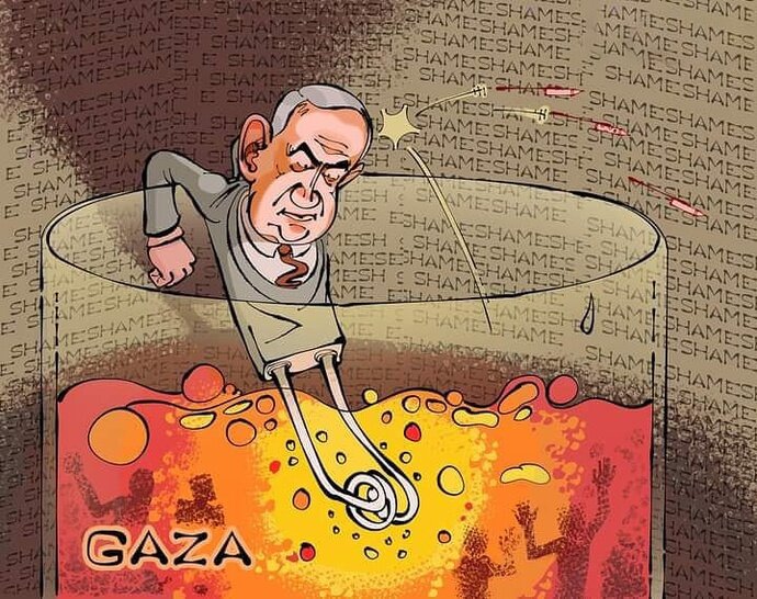 هنر کاریکاتور در افشای جنایات صهیونیستها زبان گشود+ فیلم