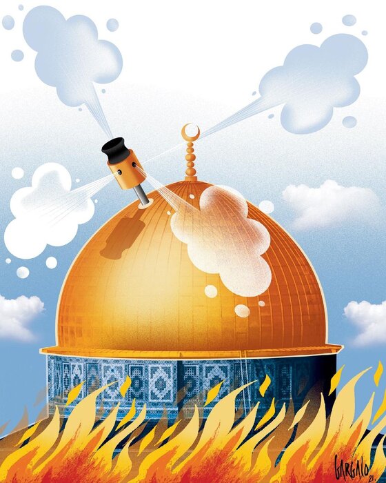 هنر کاریکاتور در افشای جنایات صهیونیستها زبان گشود+ فیلم