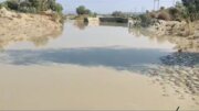 فیلم| بارش باران و جاری شدن سیلاب در جنوب سیستان و بلوچستان