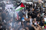 تحصن هزاران عراقی در مرز اردن برای سومین روز با حضور فرماندهان الحشد الشعبی