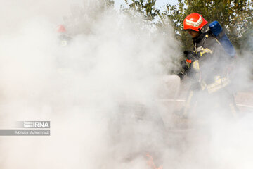 Exercise drill by Iranian gas company