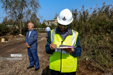 Exercise drill by Iranian gas company