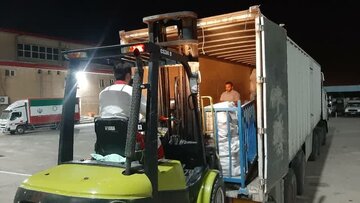 محموله کمک‌های انسان‌دوستانه هلال احمر خوزستان به مردم غزه ارسال شد