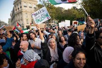 France : 30 000 personnes ont manifesté à Paris pour soutenir la Palestine
