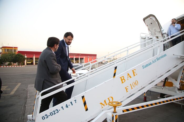 النائب الاول للرئيس الايراني يصل بيشكك