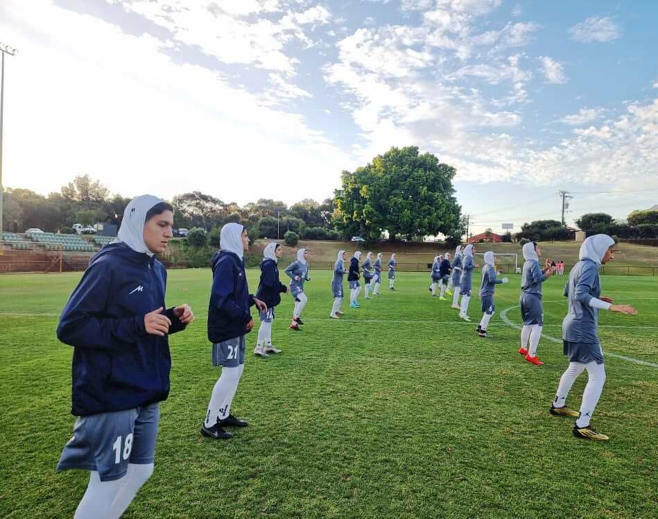 برگزاری اولین تمرین تیم ملی فوتبال بانوان در استرالیا