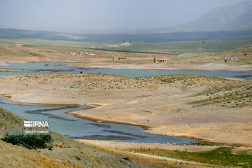 Barzoo dam in northeastern Iran