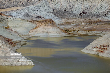 Barzoo dam in northeastern Iran