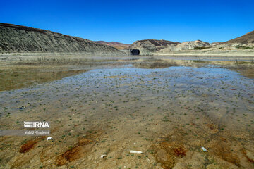 Barzoo dam in northeastern Iran