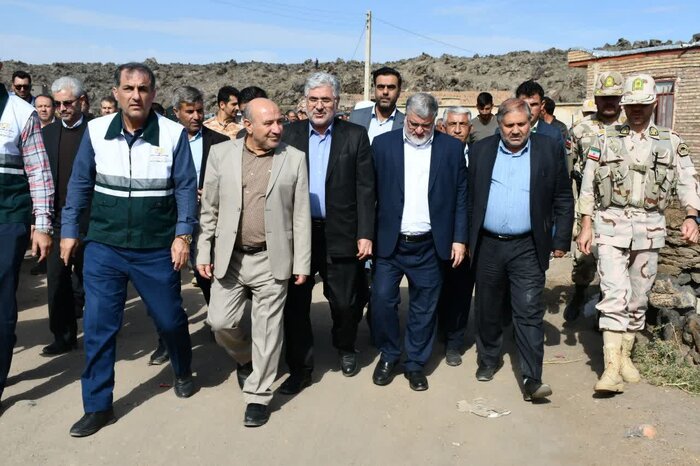 استاندار آذربایجانغربی در جمع مردم روستای سیلزده سوریک ماکو حضور یافت