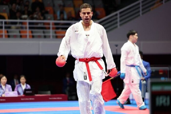 با شکست مقابل ستاره کاراته مصر؛ خدابخشی به مدال نقره بسنده کرد