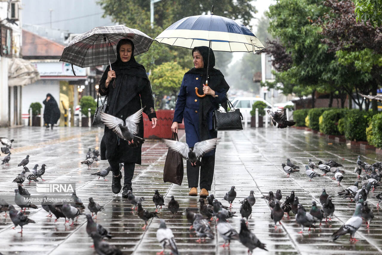 افزایش ۱۰۰ درصدی بارش باران در مهرماه مازندران