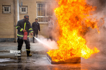 Passive defense drill at school