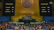 مجمع عمومی سازمان ملل پیش‌نویس قطعنامه کشورهای عربی در مورد غزه را تصویب کرد