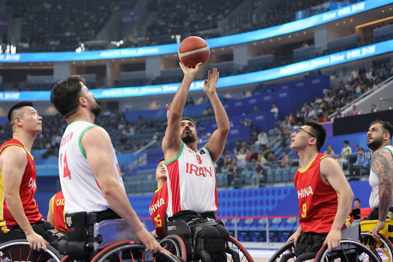 المنتخب الايراني لكرة السلة على الكراسي المتحركة للرجال يحصد الميدالية البرونزية في هانغتشو