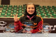 تداوم درخشش دختر پینگ‌پنگ باز کرمانشاهی در مسابقات کانتندر