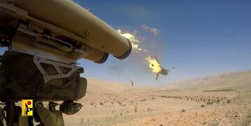 حمله موشکی حزب‌الله به تجمع نظامیان صهیونیست