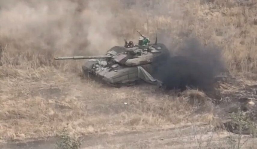 Уничтожение сионистского танка на севере Газы
