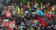 تظاهرات گسترده در آتن، مادرید، دارالبیضا و بیروت در محکومیت جنایات صهیونیستی در غزه +ویدئو