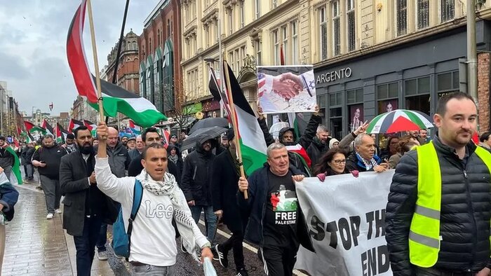 Demonstrationen der Unterstützung für Palästina gehen weltweit weiter