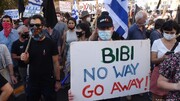 تظاهرات گسترده شهرک‌نشینان در تل آویو علیه نتانیاهو