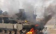 انهدام ۲ تانک دیگر ارتش رژیم صهیونیستی در غزه