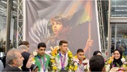 فیلم| ورزشکاران کرمانی مسابقات هانگژو مدال خود را به کودکان غزه اهدا کردند