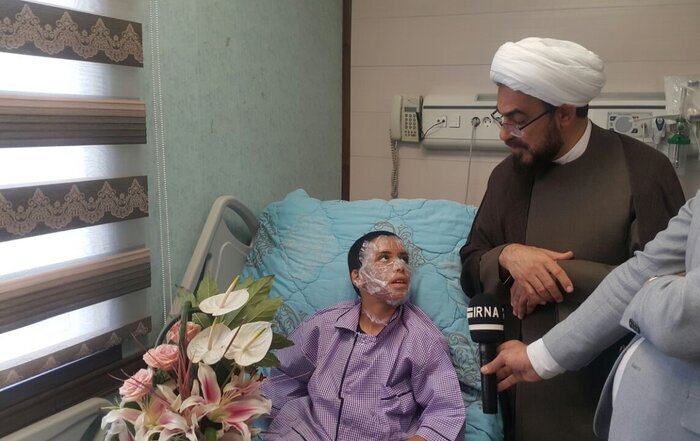 مرهم رییسجمهور بر زخمهای «محمدطاها»،نوجوان فداکار صفاشهری