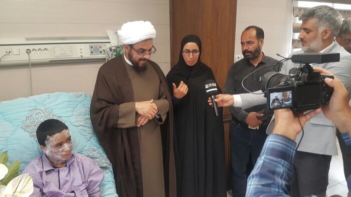 مرهم رییسجمهور بر زخمهای «محمدطاها»،نوجوان فداکار صفاشهری