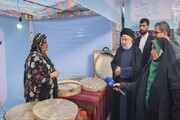 رئیس جمهور از نمایشگاه دستاوردهای بانوان کارآفرین کردستان دیدن کرد