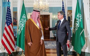گفت وگوی وزیر دفاع عربستان و وزیر خارجه آمریکا درباره تحولات منطقه