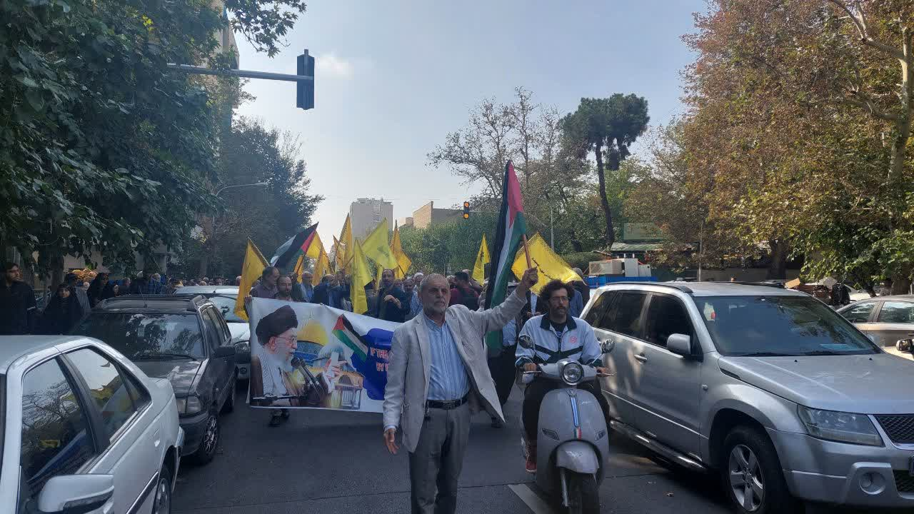 رزمندگان و پیشکسوتان دفاع مقدس استان تهران اقدامات رژیم اسرائیل را محکوم کردند+فیلم