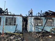 تعداد مجروحان آتش سوزی کمپ ترک اعتیاد لنگرود ۱۷ نفر شد
