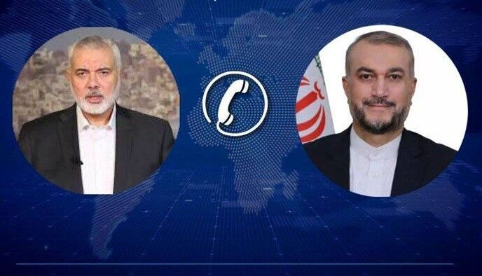 Amir Abdolahian y Haniya discuten los últimos acontecimientos en Gaza