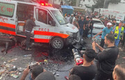 وزارت بهداشت غزه: رژیم صهیونیستی آمبولانس‌ها را به عمد هدف قرار می‌دهد