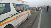 واژگونی خودرو در تربت‌حیدریه سه مصدوم و یک فوتی در پی داشت