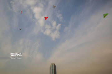 Kite-flying campaign in Tehran in support of Palestinians