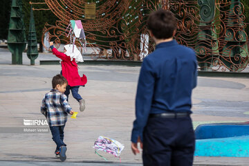 Kite-flying campaign in Tehran in support of Palestinians