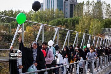 Kite-flying campaign in Tehran in support of Palestinians