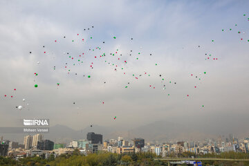 Kite-flying campaign in Tehran in support of Palestinians