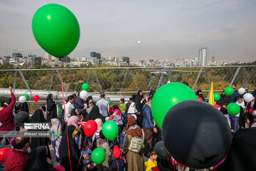 Kite-flying campaign in Tehran in support of Palestinians