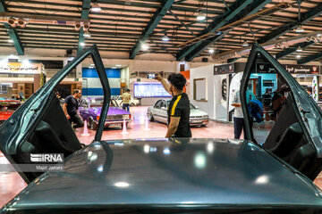 Old cars, motorbikes exhibition in central Iran