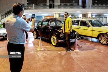 Old cars, motorbikes exhibition in central Iran