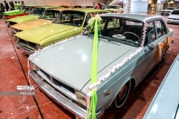 Old cars, motorbikes exhibition in central Iran