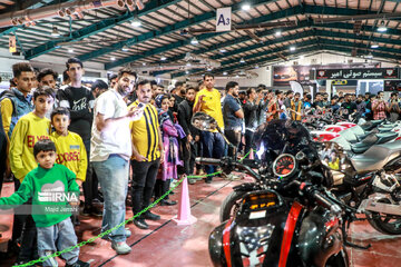 Old cars, motorbikes exhibition in central Iran