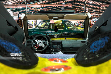 Old cars, motorbikes exhibition in central Iran